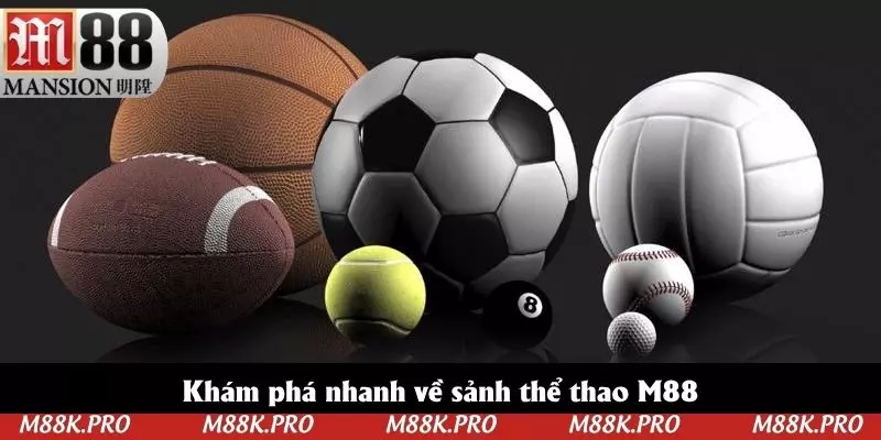 Khám phá nhanh về sảnh thể thao M88